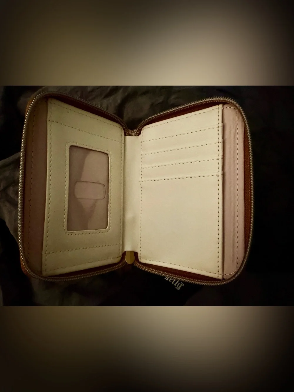 Disney Cream and Brown Bambi Zip Wallet by Loungefly